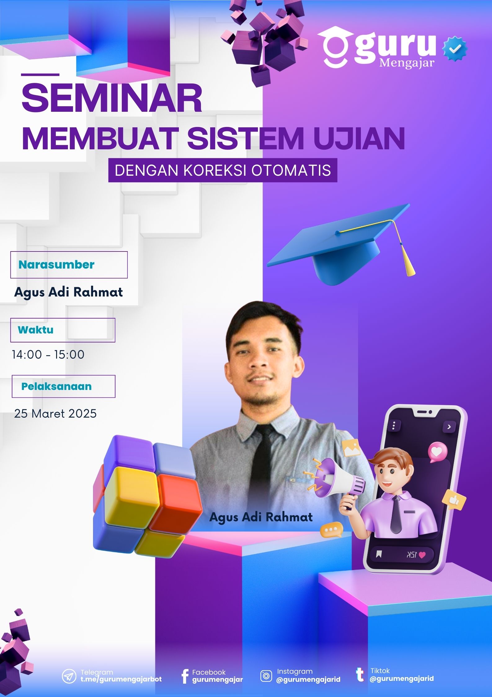 Seminar Membuat Sistem Ujian dengan Koreksi Otomatis - Seri 13 - 25