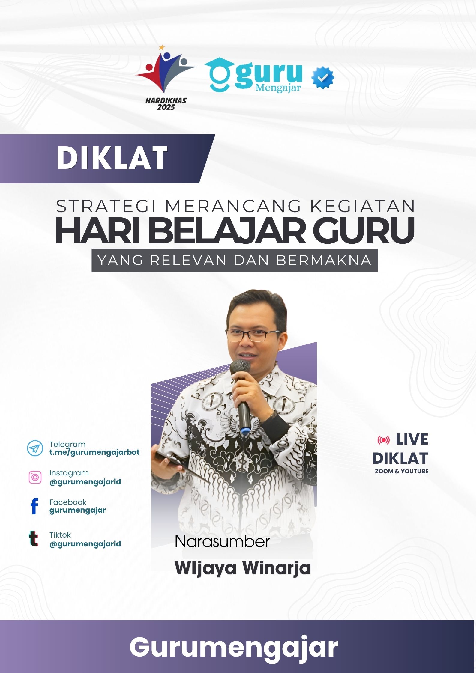 Materi Diklat Strategi Merancang Kegiatan Hari Belajar Guru yang Relevan dan Bermakna Seri - 21 - 25